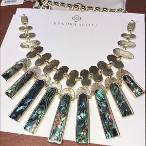 Kendra scott Abalone Shell Mimi Statement Necklace